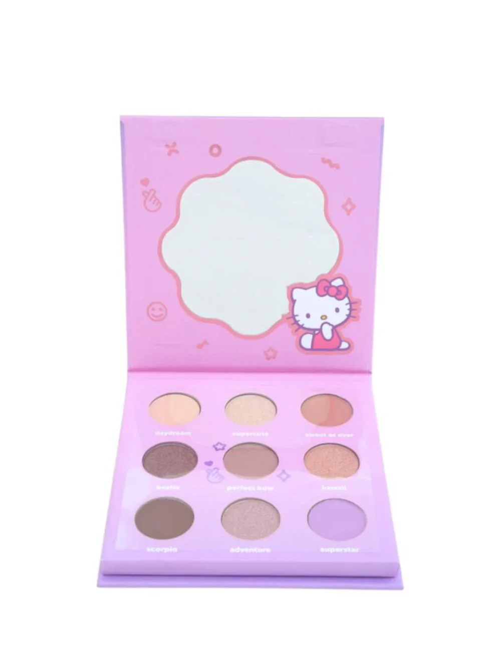 NWT The Crème Shop x Hello Kitty Kawaii Cute 9 Color Eyeshadow Palette